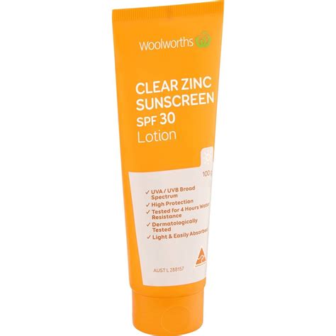 woolworths clear zinc sunscreen review.